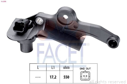 Impulsgiver, veivaksel FACET 9.0298