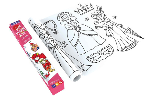 mierEdu Giant Colouring Scroll Princess ME247