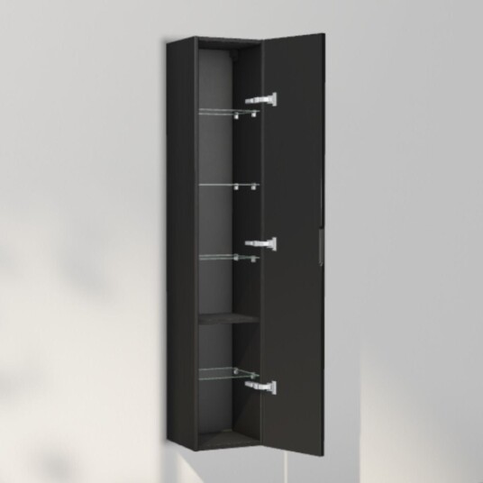 INR Iconic Nordic Rooms Solid 30/30 Høyskap Black oak / 30cm Høyre INR Iconic Nordic Rooms Solid 30/30 Høyskap Black oak / 30cm Høyre