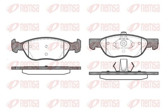 Bremseklosser REMSA 0587.00