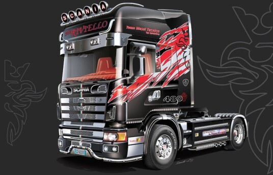 Italeri 1:24 Scania 164L Topclass Modellbyggesett