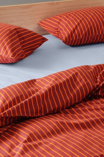 Jotex Satin Stretchlaken i Sateng Økologisk Isblå ZACK 17310651022