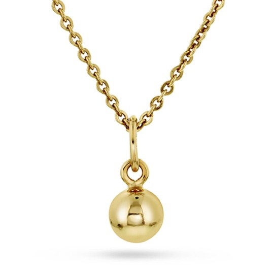 Pan Jewelry, Anheng i 925 forgylt sølv med kule Pan Jewelry, Anheng i 925 forgylt sølv med kule