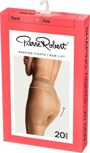 Pierre Robert Shaping Tights Bum Lift 20 DEN Sand 36 40