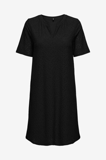 Only Kjole onlSmilla Life S/S Dress JrSvart