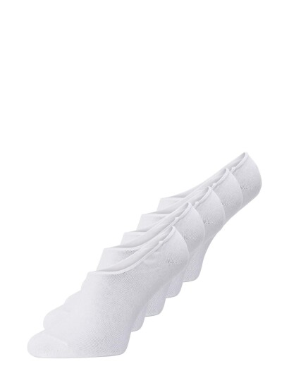 Jack & Jones Jacbasic Multi Short Sock 5 Pack Noos - White - ONE SIZE