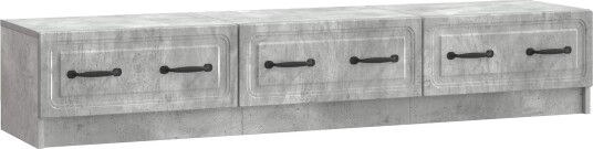 TV skap med skuff Betonggrå 147 x 34,5 x 27 cm Konstruert tre TV skap med skuff Betonggrå 147 x 34,5 x 27 cm Konstruert tre