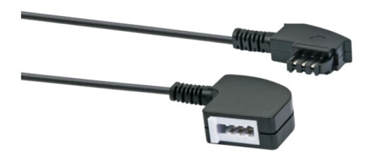 SCHWAIGER Telefonkabel Verl. TAE-F 6P4C -> TAE-F 6P4C 6m SCHWAIGER Telefonkabel Verl. TAE-F 6P4C -> TAE-F 6P4C 6m