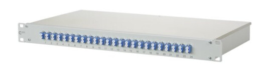 Metz Connect Opdat Lc Grå Aluminium Stål Rackmontering 1U 482,6 Mm