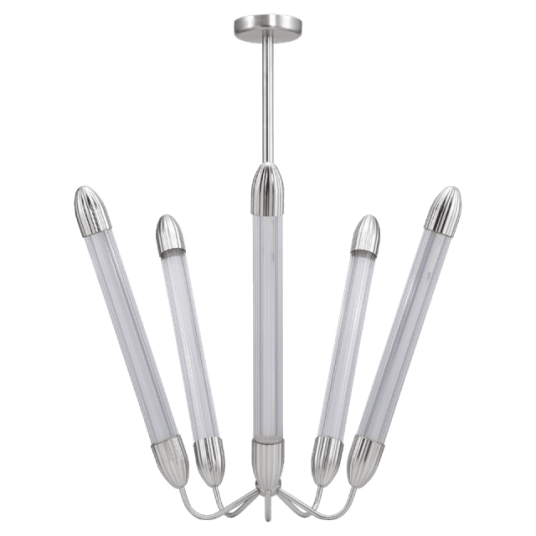 Umage Sitronskvis Penta Taklampe Langt Polert Stål