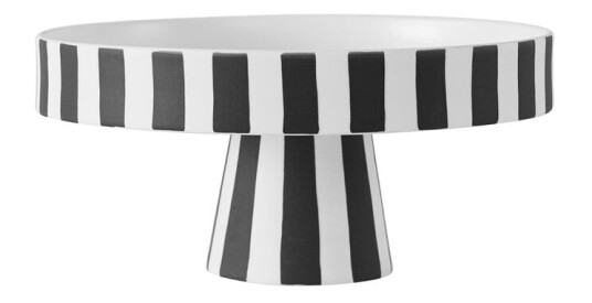 OYOY Toppu serveringsfat Ø20 cm Svart-hvit OYOY Toppu serveringsfat Ø20 cm Svart-hvit