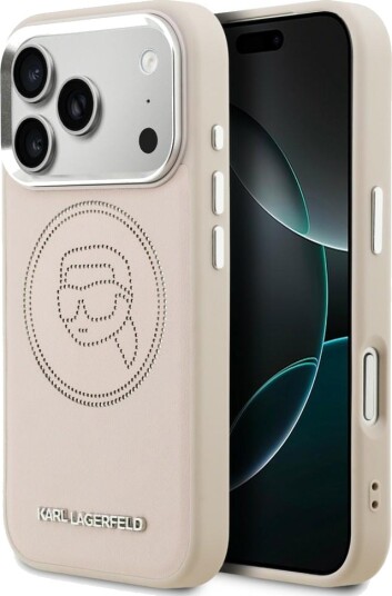 Karl Lagerfeld MagSafe Mobildeksel til iPhone 17 Pro Max - Rosa