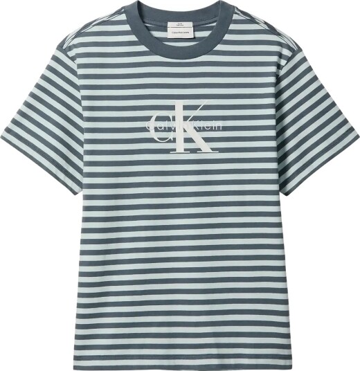 Calvin Klein Jeans | Ss 20S Stripe Jersey Monologo Cn | XXL