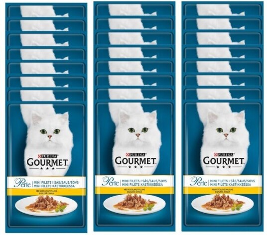 Gourmetperle Mini Fillets I Saus Kylling 24X85 G