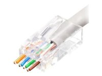 Lanview - Nettverkkontakt - RJ-45 (hann) - UTP - CAT 6 (en pakke 50)