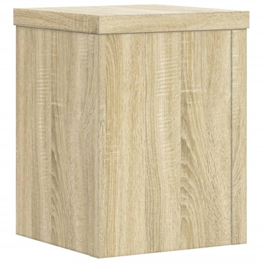 Plantestativer 2 stk sonoma eik 15x15x20 cm konstruert tre Plantestativer 2 stk sonoma eik 15x15x20 cm konstruert tre