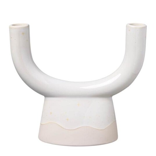 Villeroy & Boch - Winter Glow lysestake u-shape 23x8,5x20,5 cm Villeroy & Boch - Winter Glow lysestake u-shape 23x8,5x20,5 cm