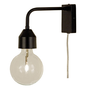 Aneta Lighting Flynn Vegglampe IP20 Matt Svart 1551123-03-0 1551123-01-0
