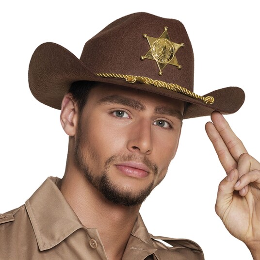 Boland Party Partners Fungerende Sheriff Hatt - One size