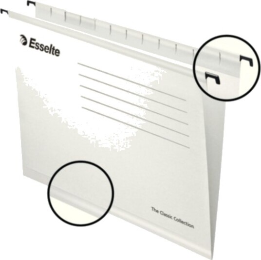 Hengemappe Classic Std A4 Hvit Pk/25 Hengemappe Classic Std A4 Hvit Pk/25