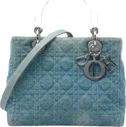 Dior Vintage Dame Pre owned Blå ONE SIZE,