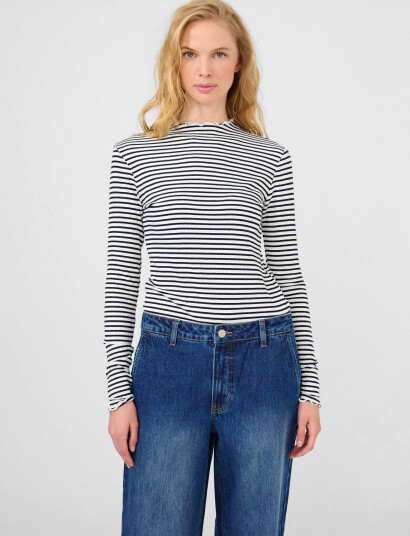 Karen By Simonsen Candacekb Stripe Ls - Black - S