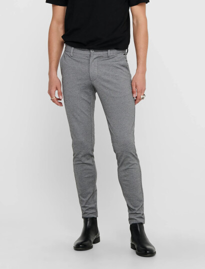 ONLY & SONS Onsmark Slim Gw 0209 Pant Noos - Grey - 27 x 32 ONLY & SONS Onsmark Slim Gw 0209 Pant Noos - Grey - 27 x 32