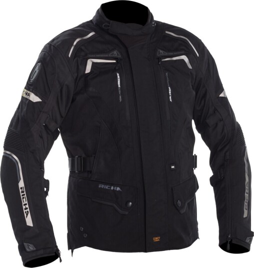 Richa Infinity 2 vanntett Motorsykkel Tekstiljakke 2XL Svart Richa Infinity 2 vanntett Motorsykkel Tekstiljakke 2XL Svart
