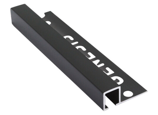 GENESIS UTV. HJØRNELIST 10 MM FIRKANT TDP SORT