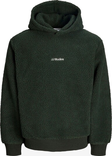 Jack & Jones   Hettegenser Jjsoho Teddy Sweat Hood   Grønn