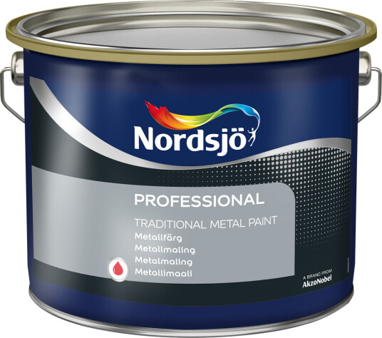 NORDSJØ PROFESSIONAL TRAD METAL PAINT SORT 1L