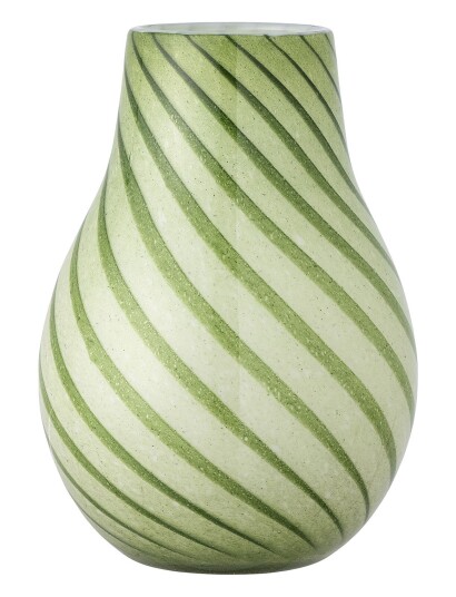 Bloomingville Leona Vase Green Bloomingville GREEN H23CM