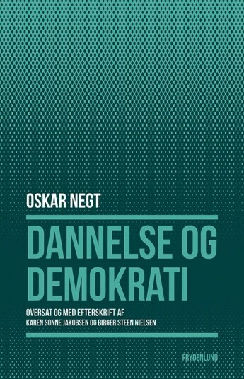 Dannelse Og Demokrati Av Oskar Negt