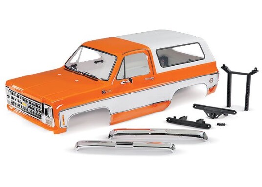 Traxxas 8130X Body Chevy Blazer Orange Complete Traxxas 8130X Body Chevy Blazer Orange Complete