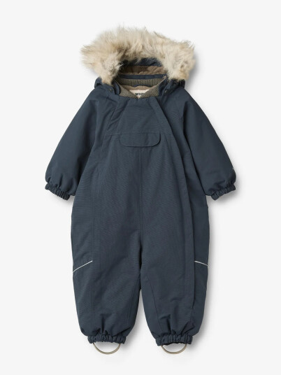 Wheat Snowsuit Nickie Tech Blå 86 Wheat Snowsuit Nickie Tech Blå 86