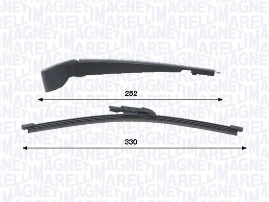 Viskerarmsett vindusspyling MAGNETI MARELLI 000723180456