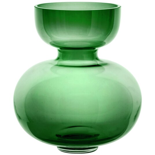 Vase Nishay; 22.3x25 cm (ØxH); Grønn; Rund Vase Nishay; 22.3x25 cm (ØxH); Grønn; Rund