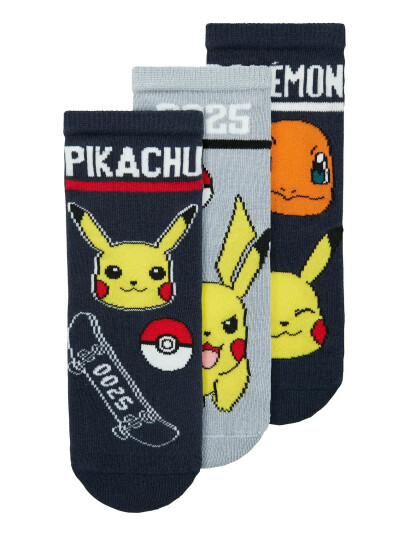 Name It Nmmsantiago Pokemon 3P Sock Sky Navy 25 27 Name It Nmmsantiago Pokemon 3P Sock Sky Navy 25 27