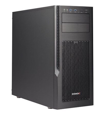 Supermicro S5 GS5A-754K - Kabinett - Miditower - Svart Supermicro S5 GS5A-754K - Kabinett - Miditower - Svart