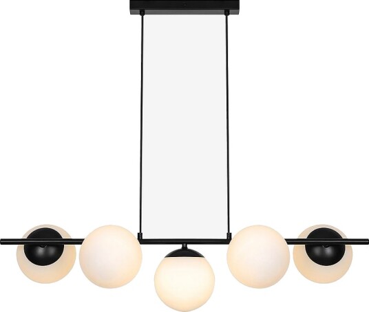 Nordlux Pendel Lilly 5 spot Svart Takpendler