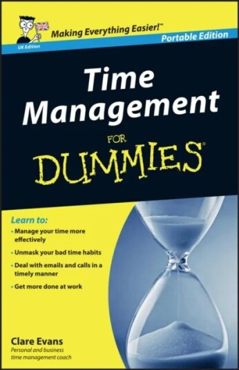 Time Management For Dummies - Uk Av Clare Evans