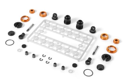 XRAY XR-308308-O ULP Alu Shock Absorber Set Orange (2)