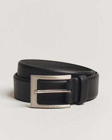 Boss Barnabie Leather Belt 3,5 cm Black Boss Barnabie Leather Belt 3,5 cm Black