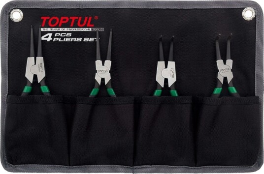 TOPTUL GPAQ0401 Tangsett, sikringsringer