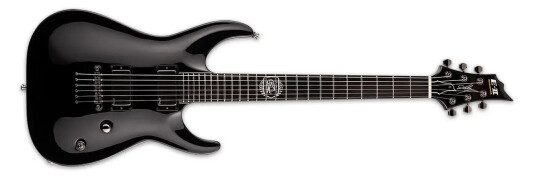 ESP E-II Luke Kilpatrick Black Luke Kilpatrick signature ESP E-II Luke Kilpatrick Black Luke Kilpatrick signature