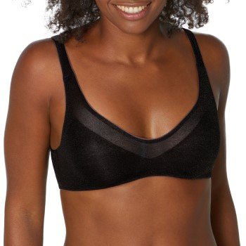 Sloggi BH Oxygene Infinite Soft Bra Svart Large Dame