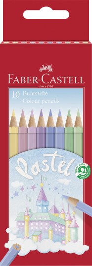 Fargeblyanter Pastellfarger 10-pack Faber Castell Fargeblyanter Pastellfarger 10-pack Faber Castell
