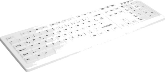 Contour Active Key Medicalkey Classicclean Ak-C8100 - Tastatur - Medisinsk, Hygienisk Design - Full Size - Usb - Azerty - Fransk - Hvit