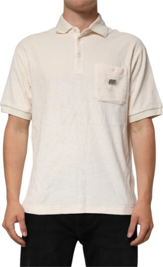 Dolce & Gabbana Herre Topper Hvit XL,