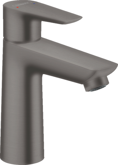 Hansgrohe Talis E servantbatteri 110 Med oppløftventil, Børstet Sort Krom Hansgrohe Talis E servantbatteri 110 Med oppløftventil, Børstet Sort Krom